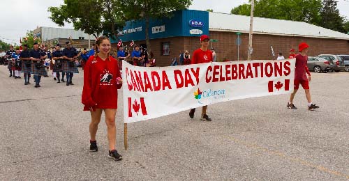 Callander's Canada Day celebrations during FunFest 2019: Canada Day parade